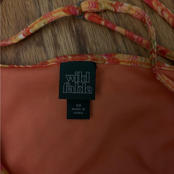 Wild Fable Vibrant Colored Ruffled Sun Dress - Picture 2 of 3